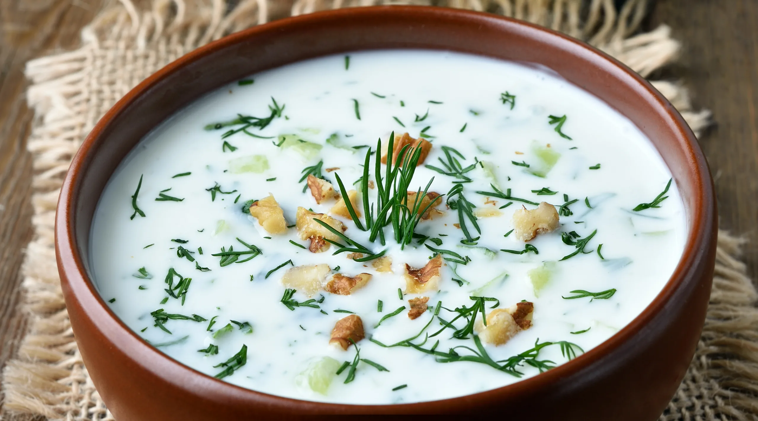 Zeytinyağlı Yoğurt Çorbası