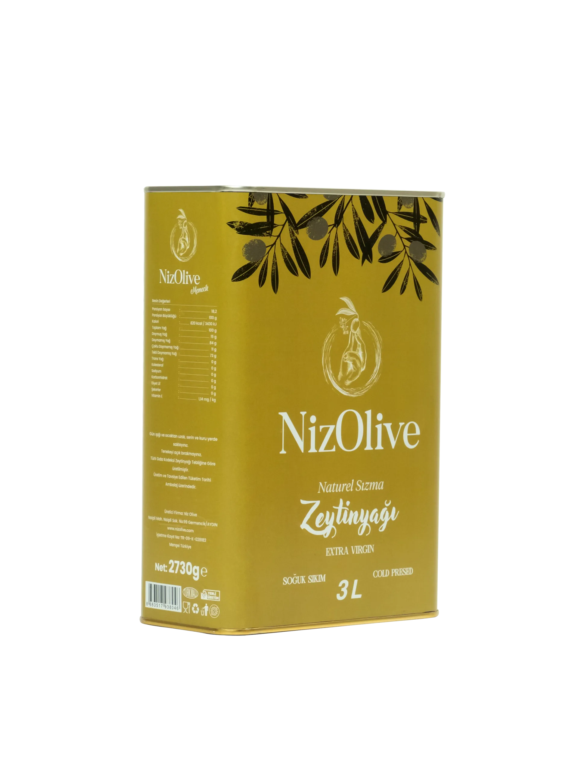 Memecik Soğuk Sıkım Naturel Sızma Zeytinyağı 3000 Ml - Görsel 6