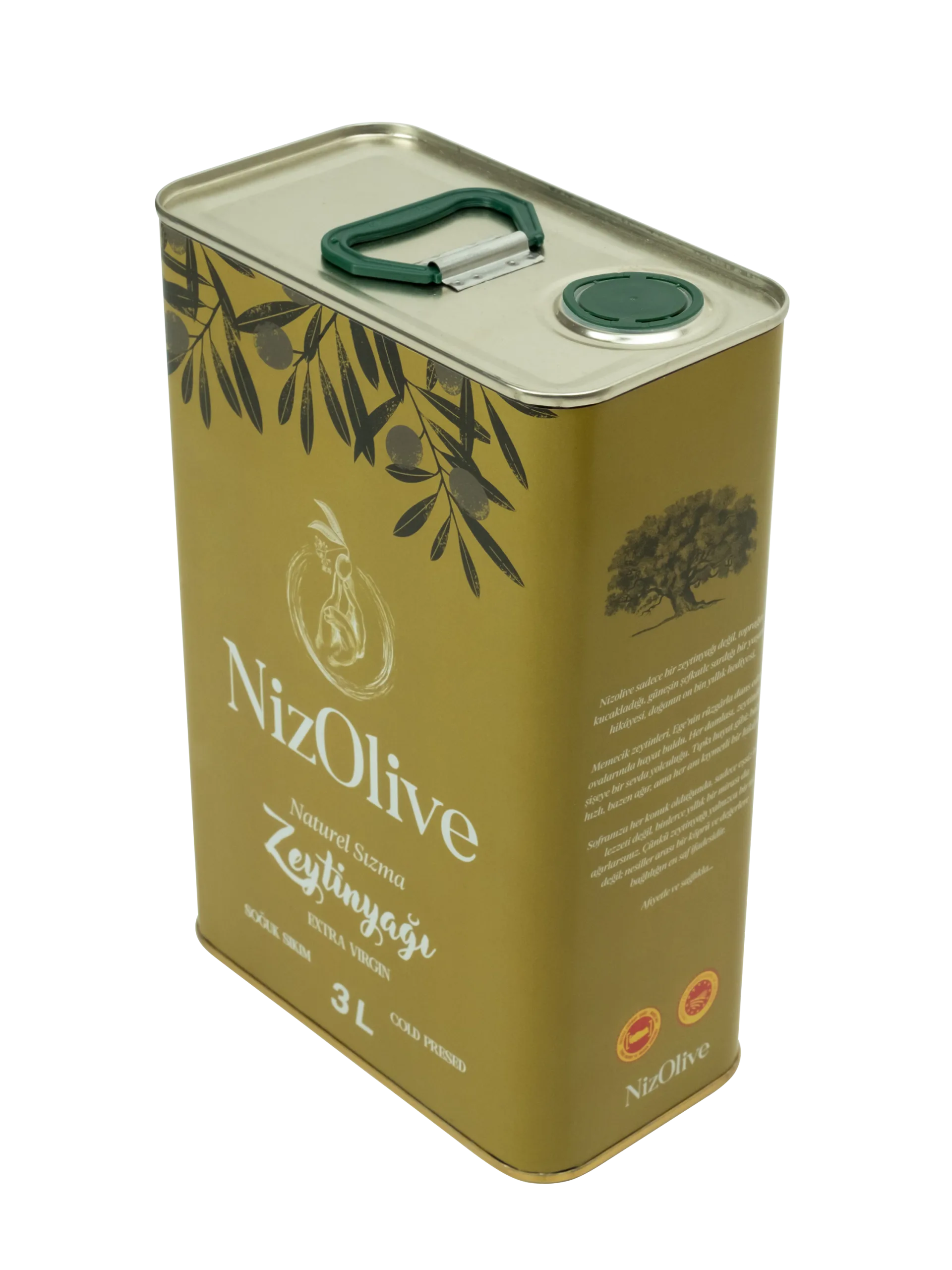 Memecik Soğuk Sıkım Naturel Sızma Zeytinyağı 3000 Ml - Görsel 7