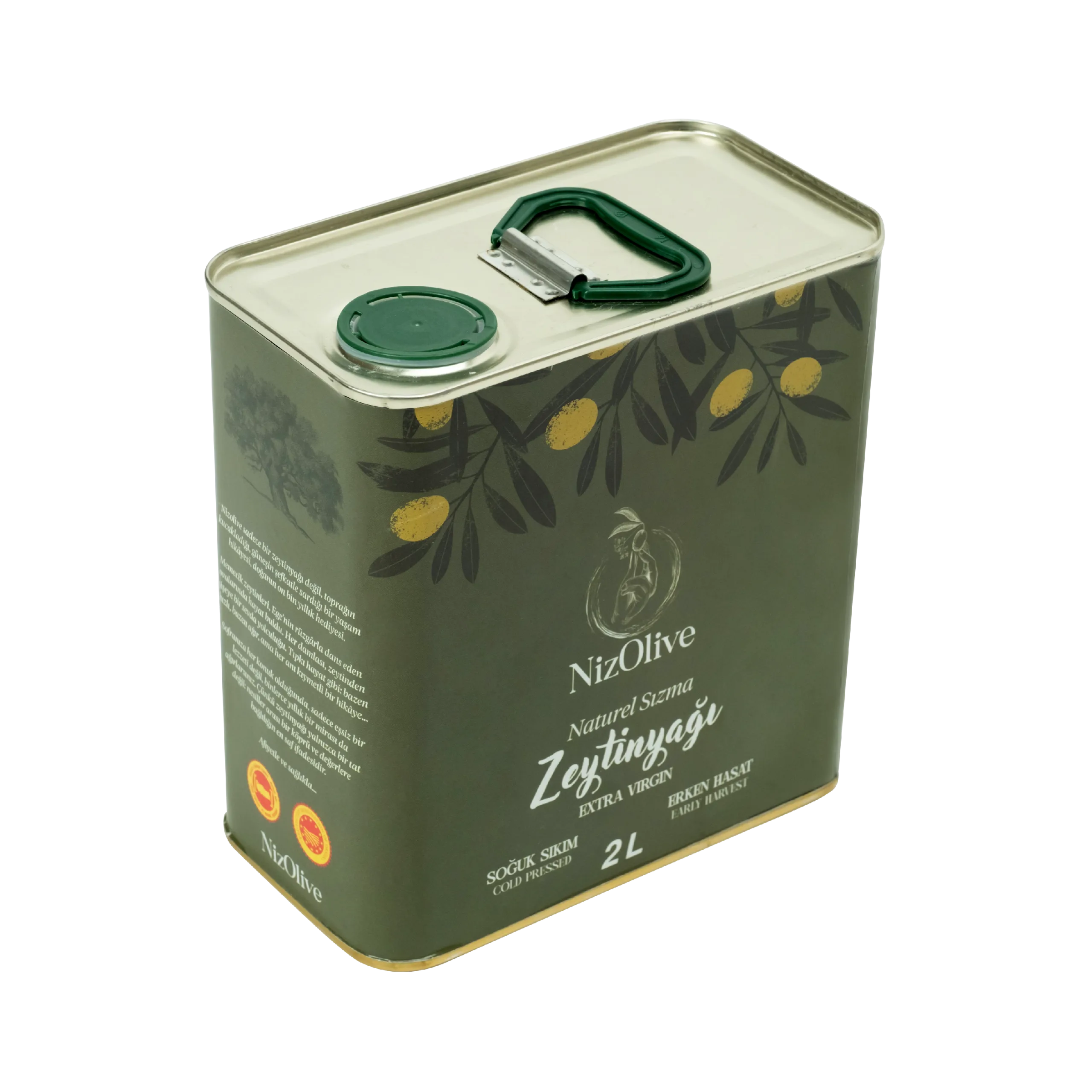 Memecik Early Harvest Cold Pressed Olive Oil 2000 Ml - Image 4