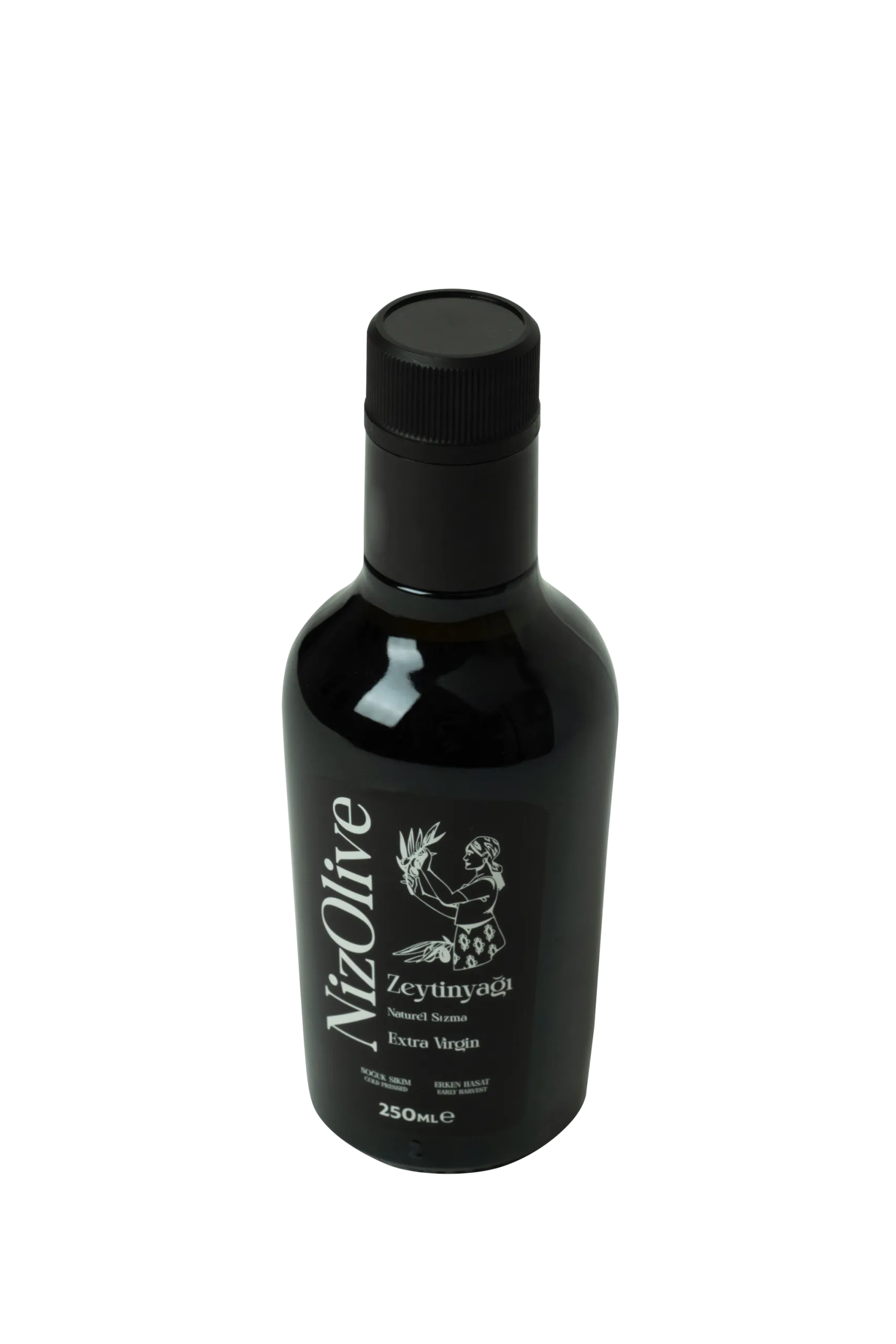 Memecik Early Harvest Cold Pressed Olive Oil 250 ML Black Bottle - Image 6