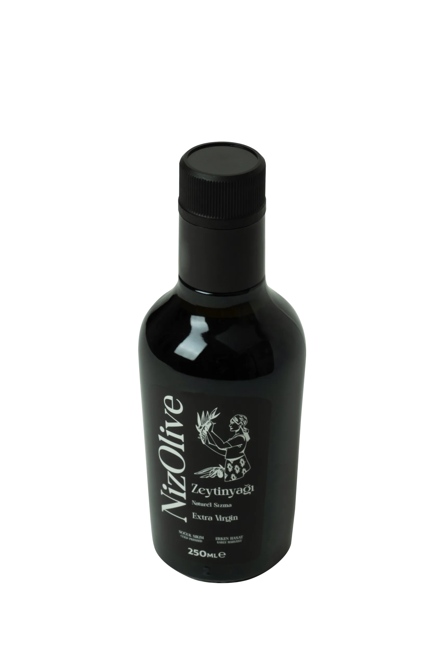 Memecik Early Harvest Cold Pressed Olive Oil 250 ML Black Bottle - Image 5