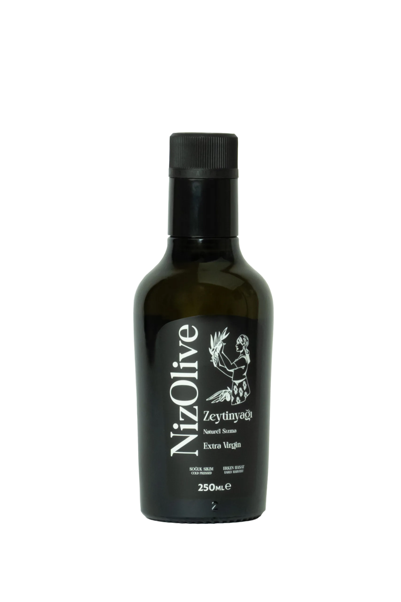 Memecik Early Harvest Cold Pressed Olive Oil 250 ML Black Bottle