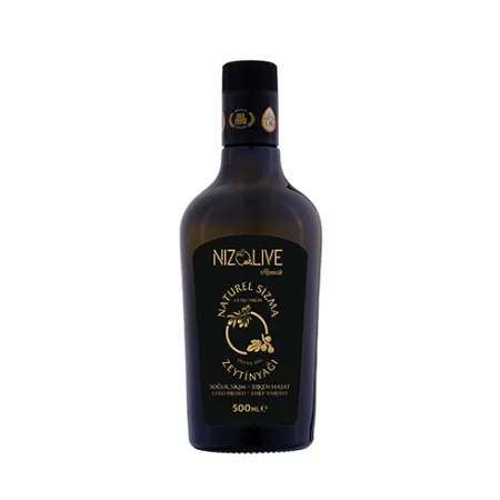 Memecik New Harvest Cold Pressed Olive Oil 500 ML Black Bottle